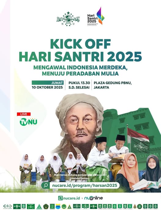 Hari Santri 2025 di Tengah Keprihatinan Musibah Pesantren Al-Khoziny