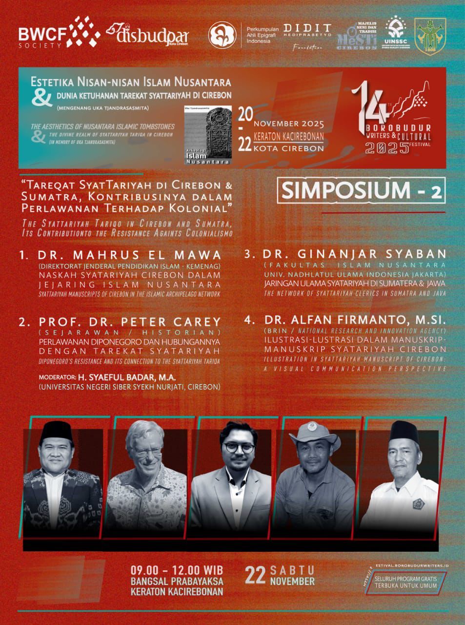 Simposium BWCF ke-14 Angkat Peran Tarekat Syathariyah dalam Perlawanan Kolonial